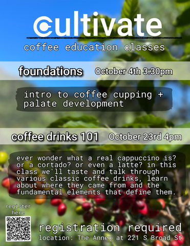 Cultivate: coffee education